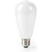 Nedis WIFILF11WTST64 Wi-fi Smart Led-lamp E27 St64 5 W 500 Lm Wit