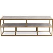 Stalux Tv-meubel 'Luuk' 150cm, kleur goud / beton