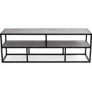 Stalux Tv-meubel 'Luuk' 150cm, kleur zwart / beton
