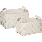 Beliani SIPPAR - Mand-Beige-Kunstleer