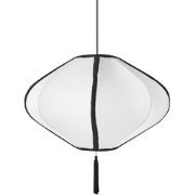 Beliani TUCURO - Hanglamp-Wit-Nylon