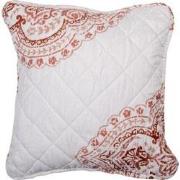Clayre & Eef Kussenhoes  40x40 cm Wit Katoen Polyester Vierkant Sierku...