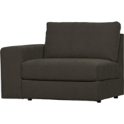 vtwonen Family 1-Zits Bank Element Arm Links - Polyester - Antraciet