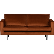 BePureHome Rodeo 2,5-Zitsbank - Velvet - Roest - 85x190x86