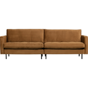 BePureHome Rodeo Classic 3-Zitsbank - Velvet - Honinggeel - 83x275x88