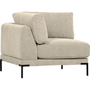 vtwonen Couple Hoek Bank Element - Polyester - Zand