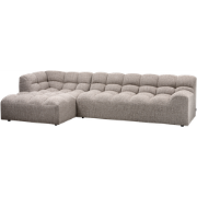 WOOOD Allure Chaise Longue Bank Links - Stof - Klei - 79x324x165