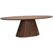 Tower living Premana oval diningtable - 240x120 - mud brown