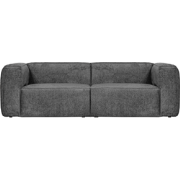 WOOOD Bean 3,5-Zits Bank - Structure Velvet - Cloud Sky - 73x242x96