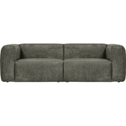 WOOOD Bean 3,5-Zits Bank - Structure Velvet - Waterplant - 73x242x96