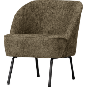 BePureHome Fauteuil Vogue - Structure Velvet - Bonsai - 69x57x70