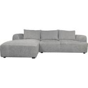 Tower living canterbury 2,5-ar + chaise l - Taupe