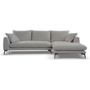 Tower living nottingham 2,5-al + chaise r - Cement grey