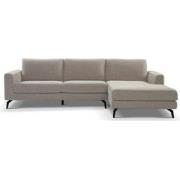 Tower living Highlands 2,5-seater AL + Chaise Lounge R - Grey