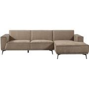 Tower living Leeds 2,5-seater AL + Chaise Lounge R - Moss Grey