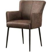 Tower living Ibiza armchair - dark brown