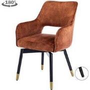 Tower living Lenno swivel armchair - Copper