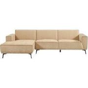 Tower living Leeds 2,5-seater AR + Chaise Lounge L - Beige