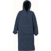 Teddy Hoodie Blauw - 120 cm