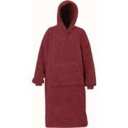 Teddy Hoodie Bordeaux- 120 cm