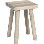 Clayre & Eef Plantentafeltje  18x18x26 cm Bruin Hout Vierkant Plantens...