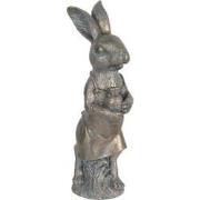 Clayre & Eef Beeld Konijn 21 cm Bruin Polyresin Woonaccessoires