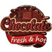 Clayre & Eef Wanddecoratie  45x36 cm Bruin Rood Ijzer Rond Chocolate M...