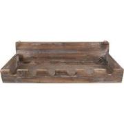 Clayre & Eef Wijnrek  57x28x14 cm Bruin Hout Flessenrek