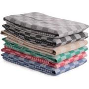 Luxe theedoeken Set - 36 stuks - 50x70 - 6 kleuren - blokpatroon - geb...