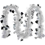 Clayre & Eef Kerstslinger Guirlande 200 cm Wit Kunststof