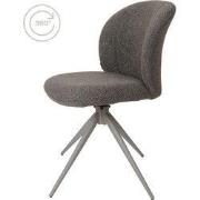 Eetkamerstoel Cosmo - Bouclé - Brown