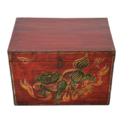 Fine Asianliving Antieke Chinese Kist Handgeschilderd Chinese Mythe