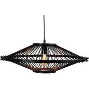 Fine Asianliving Bamboe Hanglamp Handgemaakt Zwart - Liam