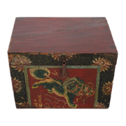 Fine Asianliving Antieke Chinese Kist Handgeschilderd Chinese Mythe