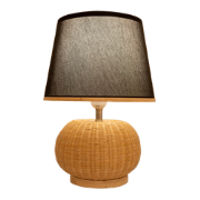 Fine Asianliving Bamboe Webbing Tafellamp Naturel Handgemaakt - Archer