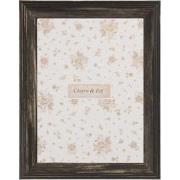 Clayre & Eef Fotolijst 10x15 cm Zwart Houtproduct