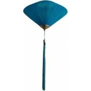 Fine Asianliving Chinese Lampion Oceaan Blauw Zijde D40xH25cm