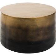 Clayre & Eef Salontafel  Ø 60x40 cm Goudkleurig Aluminium Rond Bijzett...