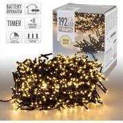 LED-clusterlichtketting 1,4 m met 192 LED's warm wit IP44