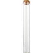 Clayre & Eef Voorraadpot Ø 3x20 cm Transparant Glas