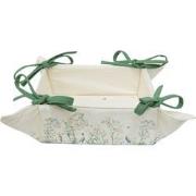 Clayre & Eef Broodmand  35x35x8 cm Beige Groen Katoen Tropisch motief ...