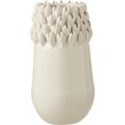 J-Line - Vaas Ibiza Keramiek Wit Small - 14x14x27cm