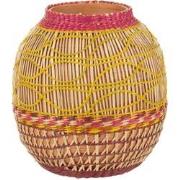 J-Line - Vaas Rieten Zeegras Mix Medium - 23x23x27cm