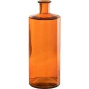 J-Line - Vaas Wijd Glas Orange Medium - 15x15x40cm