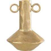J-Line - Vaas Ritual Aluminium Goud - 23x21x29cm
