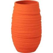 J-Line - Vaas Fiesta Keramiek Oranje Large - 22x19x40cm