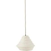 J-Line - Hanglamp Nest Raffia Wit - 35x35x28cm