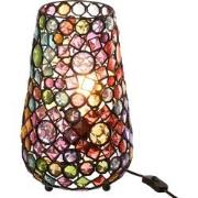 J-Line - Tafellamp Long Ijzer/kunststof Mix Small - 23x14x35cm