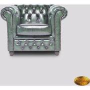 Chesterfield 1-zits Fauteuil Brighton FT Antiek Groen