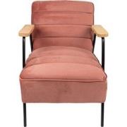 Clayre & Eef Fauteuil met Armleuning  60x69x78 cm Roze Textiel Relax S...